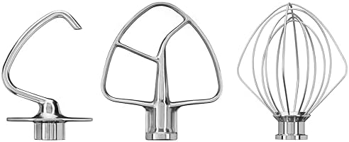 KitchenAid 5KSM5TH3PSS Mixer Accessory Set, Stainless Steel
