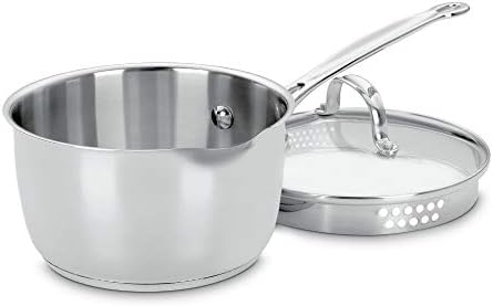 Cuisinart 719-18P Chef's Classic Stainless 2-Quart Saucepan with Cover,Silver