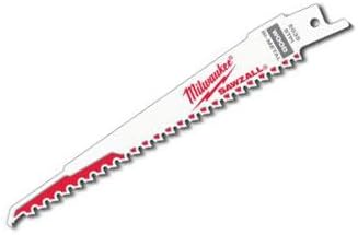 Milwaukee 6" 5 TPI SAWZALL Blade (100 Pack), 48-01-7035, Lot of 100