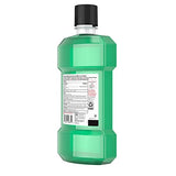 Listerine Freshburst Antiseptic Mouthwash for Bad Breath, Kills 99% of Germs That Cause Bad Breath & Fight Plaque & Gingivitis, ADA Accepted Mouthwash, Spearmint, 1 L, Pack of 2