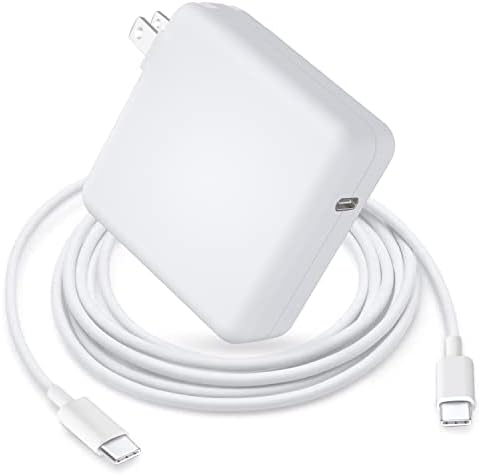 Mac Book Pro Charger - 87W USB C Power Adapter Compatible with 13/14/15 Inch After 2016, for Mac Book Air After 2018, Works 70W 67W 61W 30W 29W, Include Charge Cable（6.6Ft）
