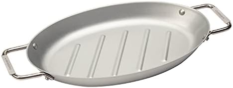 Cuisinart CNPO-700 Non-Stick, Oval Grilling Pan, 13" x 8