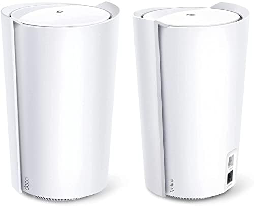 TP-Link AX6600 Deco Tri-Band WiFi 6 Mesh System(Deco X90) - Covers up to 6000 Sq.Ft, Replaces Routers and Extenders, AI-Driven and Smart Antennas, 2-Pack (Renewed)