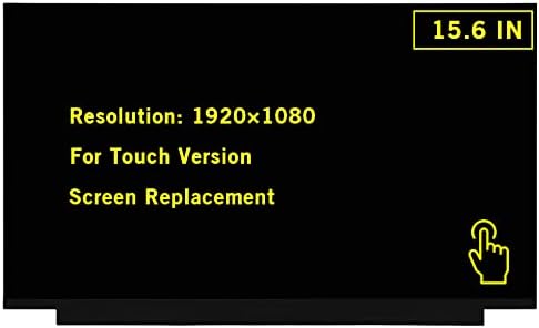 15.6" New Screen Replacement for NV156FHM-T06 FHD 1920x1080 40Pin LED LCD Display OnCell Touch Screen Panel