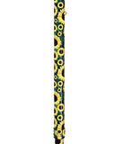 Essential Medical Supply Couture Offset Fashion Cane with Matching Standing Super Big Foot Tip, Sunflower Style