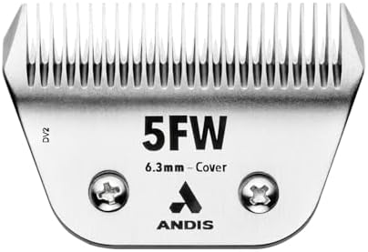 Andis 561464 ceramicEDGE #5FW Cover Wide Blade, Small Animal and Pet Grooming, Detachable Replacement Blade, Long Lasting, Stainless Steel
