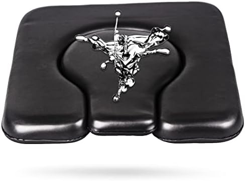 MINIVON PU Commode Chair Cushion Universal Fit, Thick Sponge Padded Soft Pad for Bedside Commode Seat Toilet Chair, Waterproof Cover Shower Seat Wheelchair, U Shape C Shape for Elderly