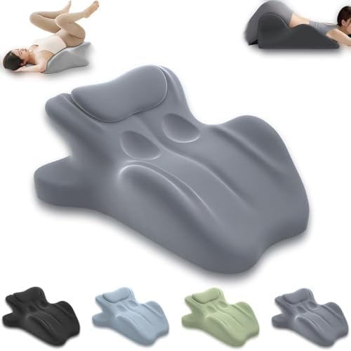 Spark Pillow, 2025 New Chiro Monk Couple Pillow, Pillows Memory Foam, Recovers After Impact, 27° Angle Perfect Position, Ergonomic Posture Support for Spinal, Multi-Functional Bed Pillow (Gray)