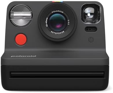 Polaroid Now 2nd Generation I-Type Instant Film Camera - Black (9095)