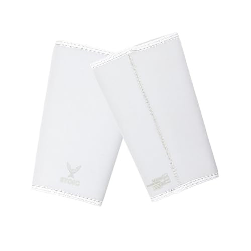 Stoic Knee Sleeves (IPF Approved) – 7mm Knee Support for Powerlifting, Weightlifting & Squats – Used in World Competitions – USAPL & USPA Compliant – Pair for Men & Women (Large, White)