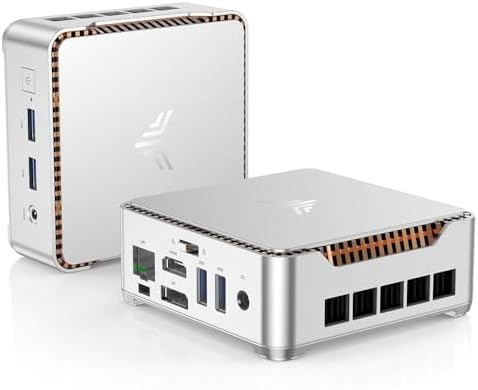 KAMRUI E2 Mini PC 11 Pro, Intel Twin Lake N150 Mini Computer, 8GB RAM 256GB M.2 SSD, Micro PC Support 4K Display/USB3.2/WiFi/BT/Gigabit Ethernet Mini PC Home/Office