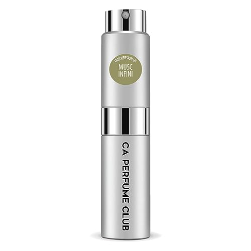 CA Perfume Impression of Musc Infini For Women & Men Replica Version Fragrance Dupes Concentrated Long Lasting Eau de Parfum Spray Refillable Atomizer Bottle 0.27 Fl Oz/8ml-X1