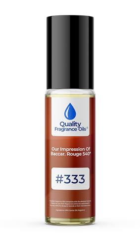 Quality Fragrance Oils Inspired by Bacarat Rouge 540, Impression #333, Generic alternative for MFK fragrance (10ml Roll On)