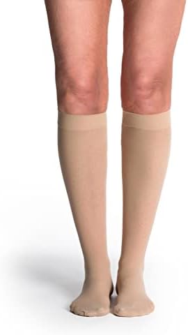 Sigvaris Style Sheer 780 Women’s Closed Toe Knee-High Moisture Wicking Stockings - Light & Comfortable Compression Stocking 20-30mmHg to Relieve Vein Issues