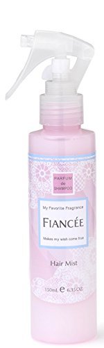 FIANCE Fragrance Hair Mist Pure Shampoo Scent, 5.3 fl oz (150 ml) & Hand Cream, Pure Shampoo Scent, 1.8 oz (50 g)