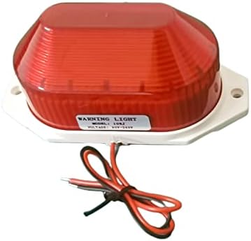 AC110V 120V Strobe Siren Industrial Warning Light and Sound Emergency Panic Alarm can Work with Smart Switch Plug (Not Include)