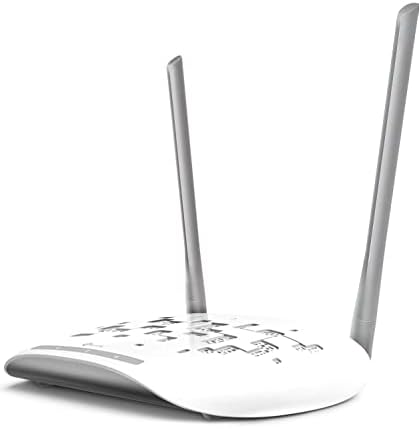 TP-Link WiFi Access Point TL-WA801N, 2.4Ghz 300Mbps, Supports Multi-SSID/Client/Bridge/Range Extender, 2 Fixed Antennas, Passive PoE Injector Included (Renewed)