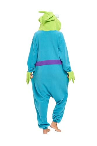 BGOKTA Halloween Animal Onesie Pajamas for Adults Costume Cosplay Homewear One Piece