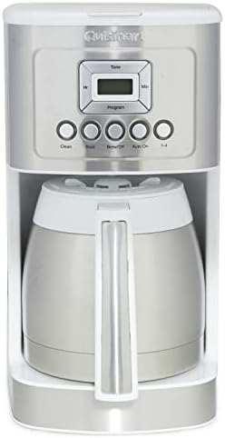 Cuisinart Stainless Steel Coffee Maker, 12-Cup Thermal, White