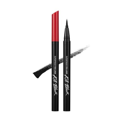 CLIO Waterproof Pen Liquid Eye Liner, Precision Tip, Long Lasting, Smudge-Resistant, High-Intensity Color (001 BLACK (NEW))
