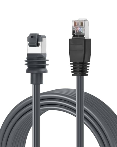 CERRXIAN for Starlink Cable 16.4FT/5M Ethernet Cable for Starlink Mini Kit, Starlink Cable to RJ45 Replacement Cable for StarLink Mini Dish Portable & 1200Mbps High Speed