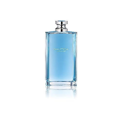 Nautica Voyage Eau de Toilette 6.7 fl oz (Pack of 1), Notes of Apple, Cedarwood, Mimosa, Men's Fragrance, Long Lasting, Everyday Fragrance