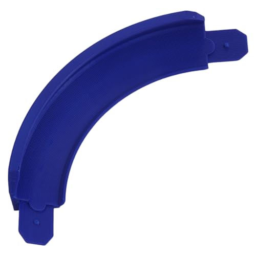 Hot Wheels Compatible 90 Degree Banked Turn (Blue)