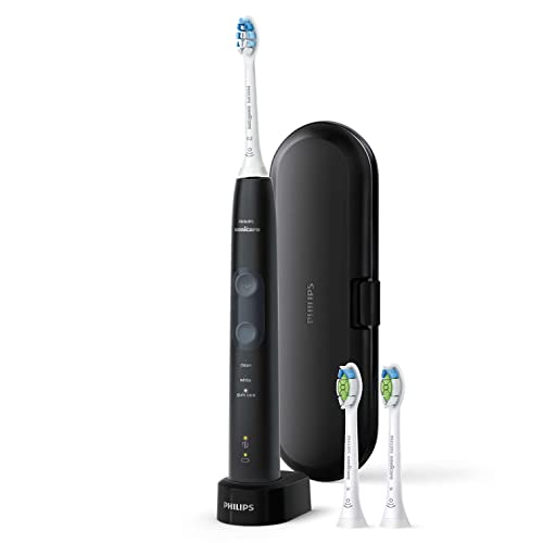 PHILIPS Sonicare ProtectiveClean 5300 Rechargeable Electric Toothbrush - Plaque Control with Pressure Sensor, Up to 2 Weeks Operating Time