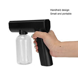 HEITIGN Electrostatic Nano Atomizer Rechargeable Cordless Sprayer Handheld Fogger Spray Machine Electric Disinfecting Mist Steam Gun Multifunctional for Home Office Car Bathroom (Black)