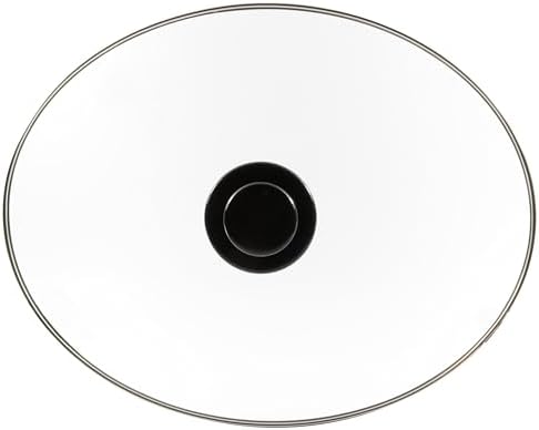 Univen Oval Shaped Glass Lid Compatible with Hamilton Beach 6 Quart Slow Cooker Models 33167 33463 33665G 990077900