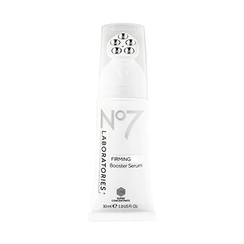 No7 Laboratories Firming Booster Face Serum - Hydrating Serum to Help Visibly Lift, Tone & Tighten Skin - Enriched with Hyaluronic Acid & Peptides for Youthful-Looking Skin (1 Fl Oz)