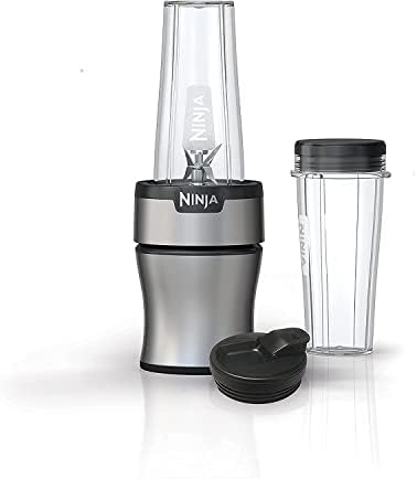 Ninja BN300 Nutri-Blender 900-Peak-Watt Personal Blender, 2 Dishwasher-Safe To-Go Cups (Renewed)