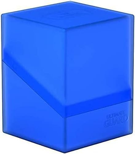 Ultimate Guard Boulder 100+, Deck Case for 100 Double-Sleeved TCG Cards, Sapphire, Secure & Durable Storage for Trading Card Games, Soft-Touch Finish
