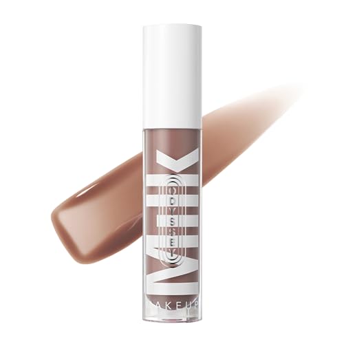 Milk Makeup Odyssey Lip Oil Gloss, Quest (Caramel Beige) - 0.2 oz - For Fuller and Glossy Lips - Long Lasting Moisture - Semi-Sheer Color - Sweet Vanilla Scent - Vegan Cruelty Free