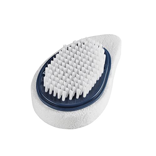 Tweezerman Exclusive Dual Surface Nail Brush & Callus Combo, Evening Blue