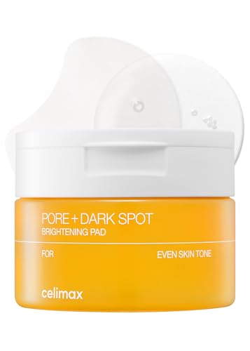 celimax Ji.Woo.Gae Pore+Dark Spot Brightening Pad | Exfoliating Peeling Pads for Enlarged Pores, with Hyaluronic Acid, Pore Minimizer, Non-Irritating, Hydrating, For Sensitive Skin (40 pads)