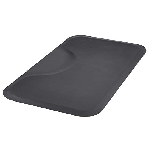 Amazon Basics Rectangular Salon & Barber Shop Chair Anti-Fatigue Floor Mat, 1/2 inch Thick, 3ft x 5ft x 5/8 inch, Black