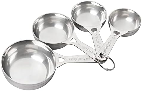 Le Creuset Stainless Steel Measuring Cups, Set of 4