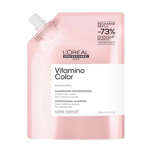 L'Oreal Professionnel Vitamino Color Shampoo - Protects & Preserves Hair Color, Prevents Damage and Adds Vibrancy With Shine, For Color Treated Hair