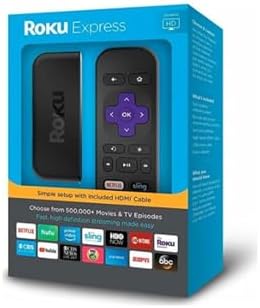 Roku Express HD 1080p Digital Streaming Media Player, 3900RW