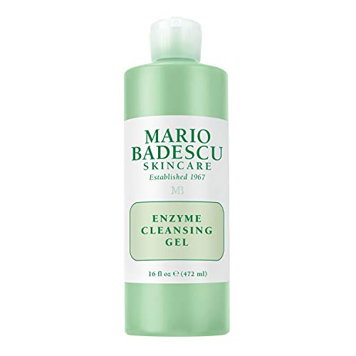 Mario Badescu Enzyme Cleansing Gel for All Skin Types, Oil-Free Face Wash with Grapefruit & Papaya Extract, Remove Excess Oil & Surface Impurities