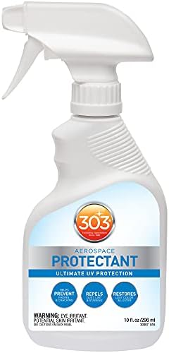 303 Products Aerospace Protectant Spray, UV Protection, Repels Dust, Dirt, & Staining, Matte Finish, Restores Like-New Appearance, Outdoor Cleaning Supplies 10 Fl. Oz.