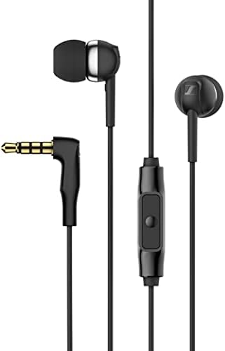Sennheiser Consumer Audio CX 80S In-ear Headphones with In-line One-Button Smart Remote – Black