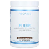 Revive MD Fiber - Digestive Health, Fiber, Psyllium Husk, Oat Flour - 30 Servings (Chocolate)
