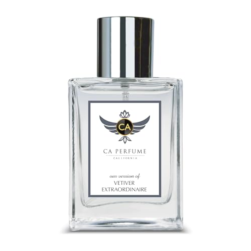 CA Perfume Impression of Fredarik Vetiver Extraordinaire For Men Replica Version Fragrance Dupes Concentrated Long Lasting Eau de Parfum Spray Refillable Atomizer Bottle 1.7 Fl Oz/50ml-X1