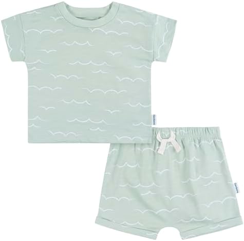 Gerber Baby Boys' Toddler T-Shirt and Shorts Set