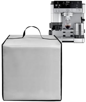 Drip Coffee Maker Cover Luxe Café Machine Lid Cold Brew Cover Integrated Grinder Cover Waterproof Antistatic Nylon Lid Compatible with Ninja Espresso Machine Cappuccino Latte Makers ES601