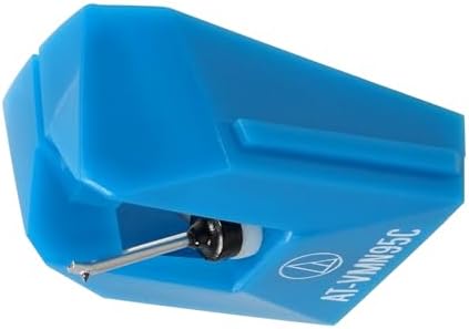 Audio-Technica AT-VMN95C Conical Replacement Turntable Stylus, Blue