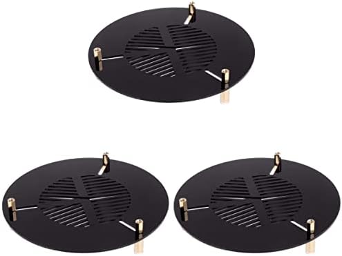 3pcs Focus Fishbone Metal Focusing Mask Bahtinov Mask Astronomical Telescope Mask Focus Mask Aluminum Alloy Telescope Mask Aluminum Alloy Focusing Mask Metal Telescope Mask