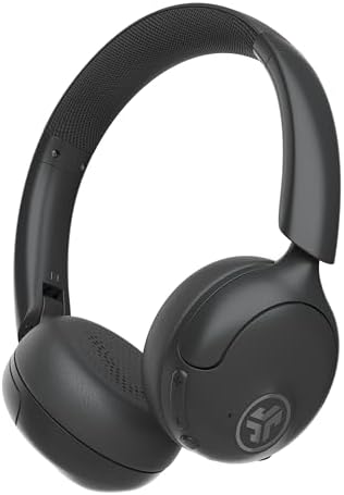 JLab Go Lux ANC Wireless Headphones, Graphite, Hybrid Active Noise Cancelling, Premium On-Ear Bluetooth Headset, Customizable Sound, Be Aware Mode, Cloud Foam Comfort, Multipoint Connection
